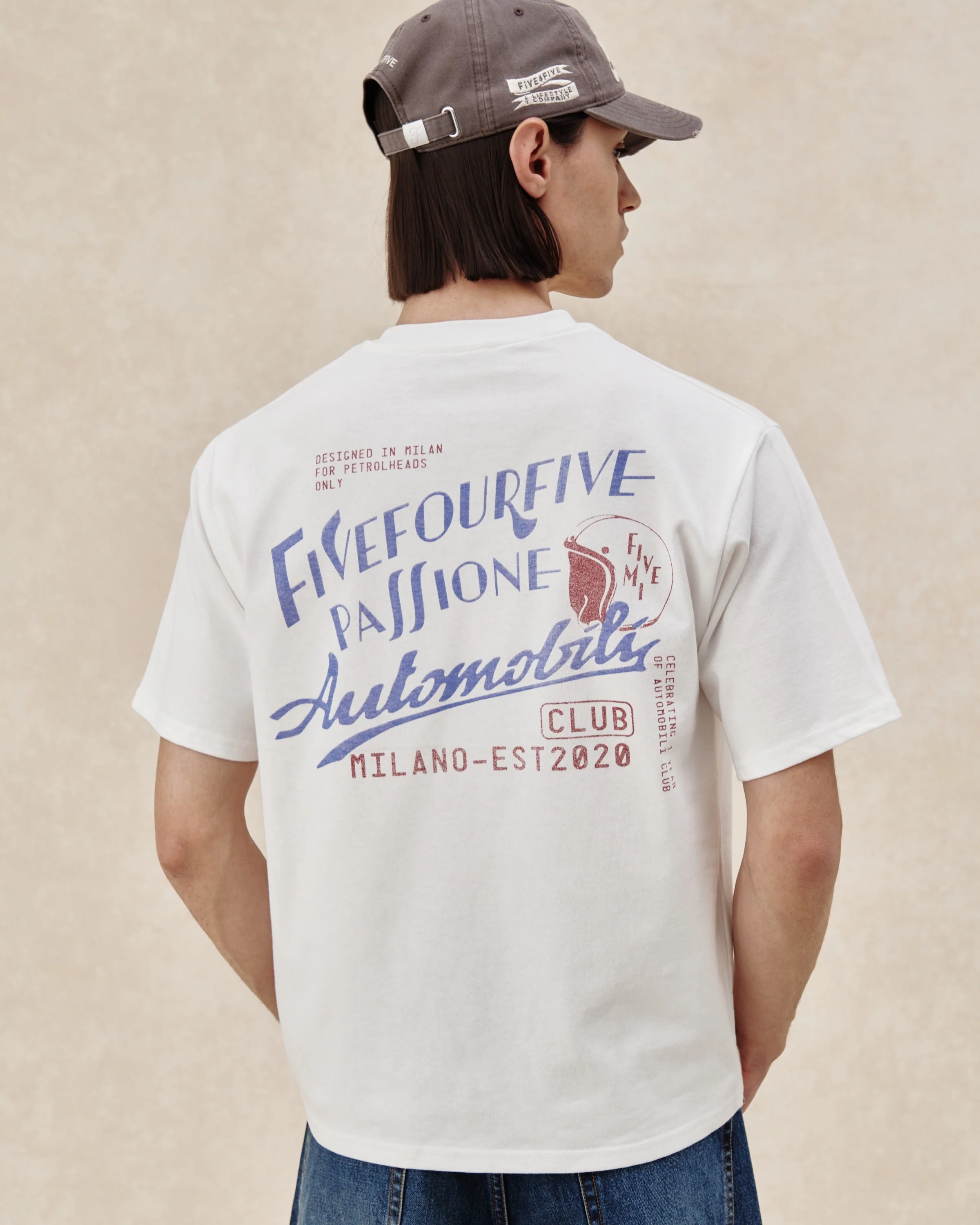 545 Automobili Club Helmet Tee - Image 4